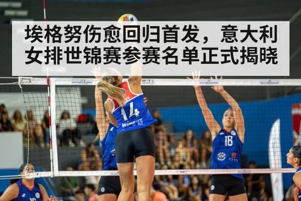 埃格努伤愈回归首发，意大利女排世锦赛参赛名单正式揭晓